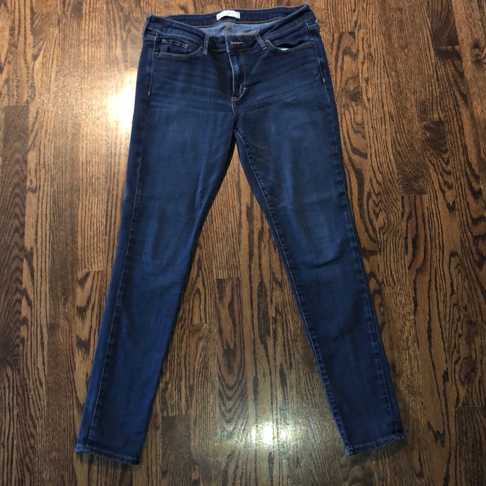 Dark Wash Abercrombie Skinny Jeans